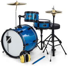 Youngster Drum Set Bundle Blue Azure Sparkle