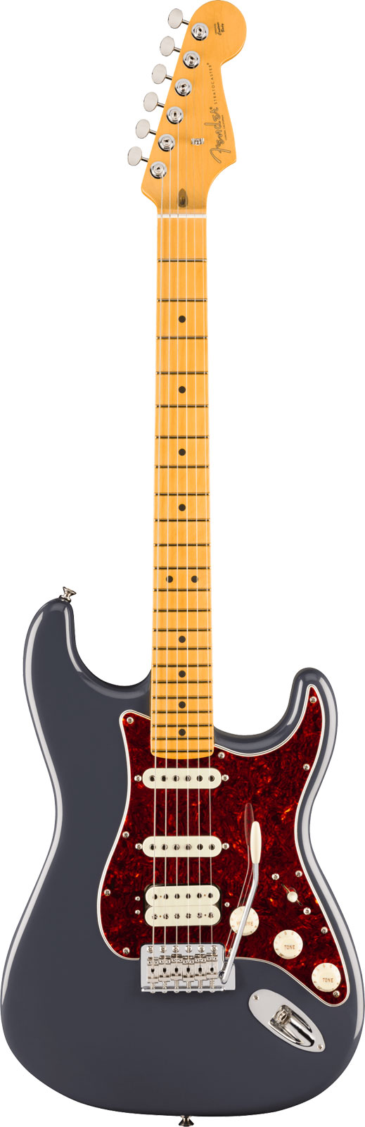 American Professional Classic Stratocaster HSS MN Faded Black