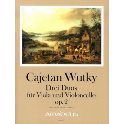 Wutky Cajetan - Drei Duos Op.2 - Alto & Violoncelle