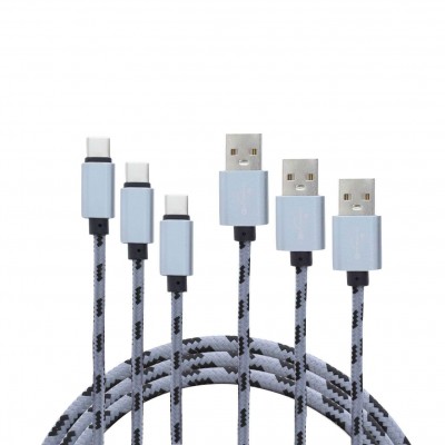 USBA-miUSB Pa - Pack 3 Câbles USB / Micro USB BL