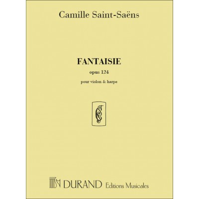 Saint Saens C. - Fantaisie Op 124 - Violon et Harpe