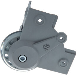 37451 Recessed Corner Castor Transparent