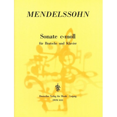 Mendelssohn-Bholdy F. - Sonate C-Moll - Viola, Piano