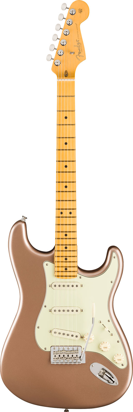 American Professional Classic Stratocaster MN Faded Firemist Gold