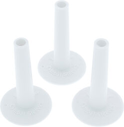 Cymbal Sleeves 3 White Blanc