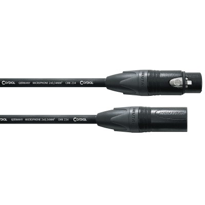 CABLES MICROPHONE SELECT LONGUE PORTEE XLR MALE/XLR FEMELLE 7.5M