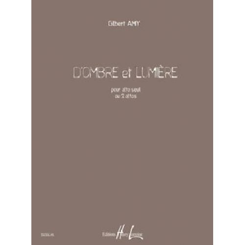 Amy - D'ombre et Lumière - Alto Seul Ou 2 Altos