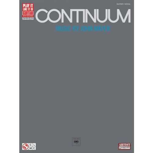 John Mayer Continuum - Guitar Recorded Versions - Guitar Tab