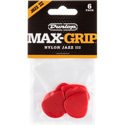 471P3N Jazz III MAX-grip Players Pack Nylon 6 Pack
