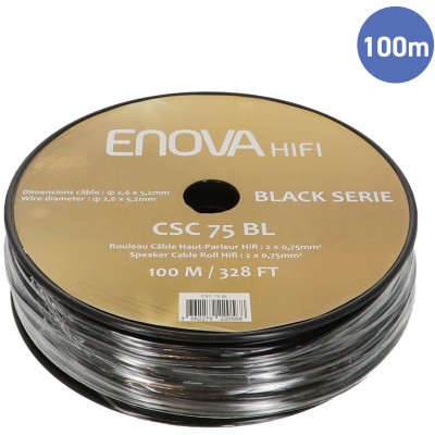 Câble HIFI pour haut parleur CSC 75 BL