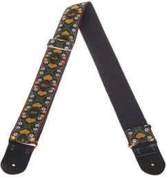 Retro Strap Floral Yellow Multicolore