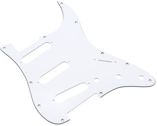 Parts Pickguard SSS WH Blanc