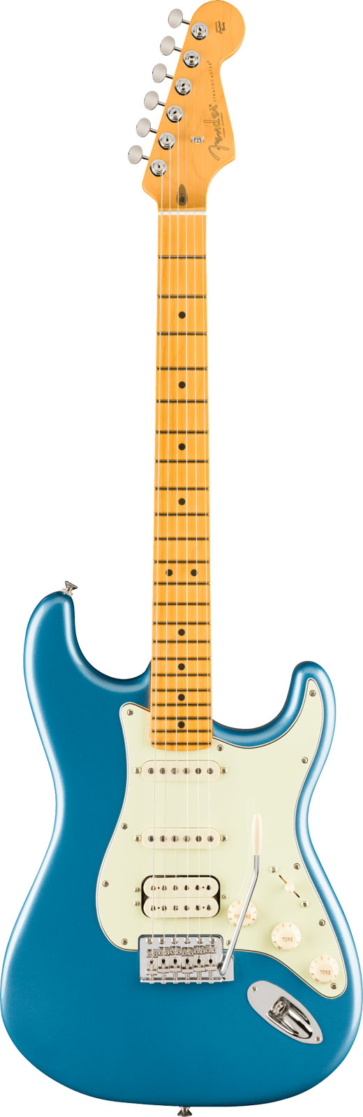 American Professional Classic Stratocaster HSS MN Faded Lake Placid Blue