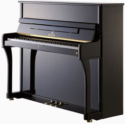 122 Konsole black polished Noir poli