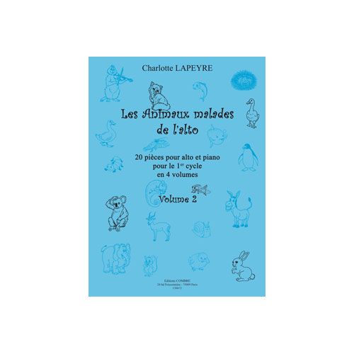 Lapeyre - Animaux Malades De L'alto V.2 - Alto et Piano