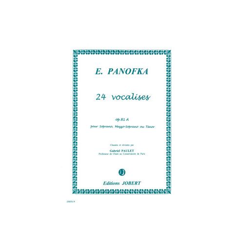 Panofka - Vocalises Vol.1 op.81A-sat - Voix Élevée et Piano