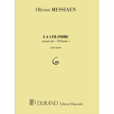 Messiaen O. - La Colombe - Piano