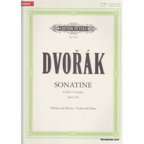 Antonin Dvorak Sonatina In G Op. 100