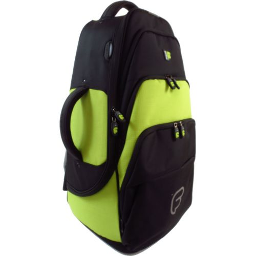 Housse Saxhorn Baryton Noire/vert Lime PB-12-L