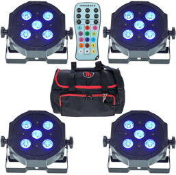 SePar Quad LED RGB UV Bundle