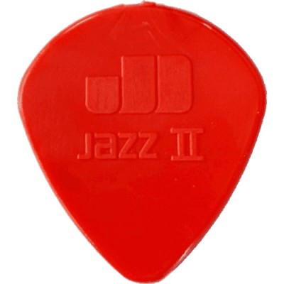 Mediator Nylon Jazz II 1.18 Red Arrondie 24 Pack