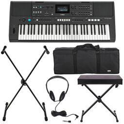 PSR-E483 Deluxe Bundle noir