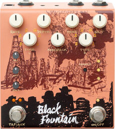 Black Fountain Stereo Delay TE Terracotta