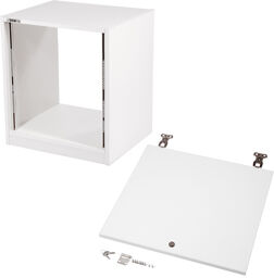 Studio Rack 10U white Bundle Blanc
