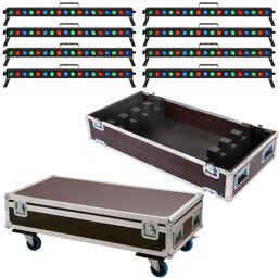 Show Bar Tri LED Tour Bundle 8