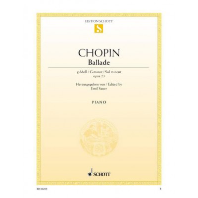 Chopin - Ballade Sol Mineur Op. 23 - Piano