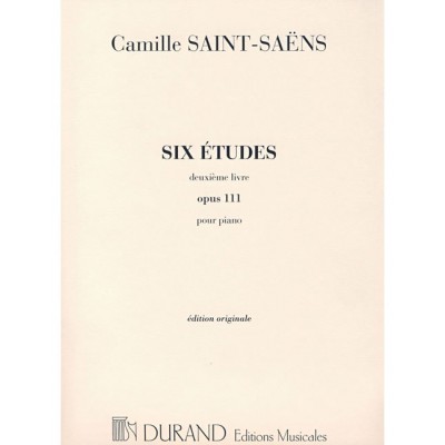 Saint Saens C. - Six Etudes Opus 111 - Piano