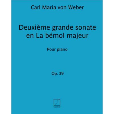 WEBER - GRANDE SONATE N 2 LAB. MAJEUR - PIANO