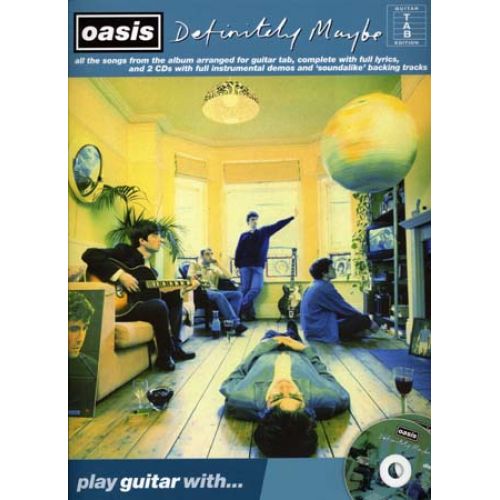 OASIS - DEFINITELY MAYBE PLAY GUITAR WITH + 2 CD