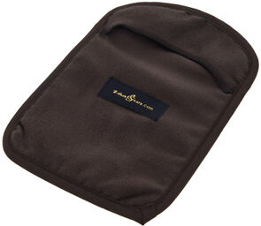 Chinrest Cover Brown Round L marron