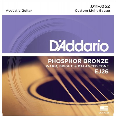 EJ26 Phosphor Bronze Custom Light 11-52