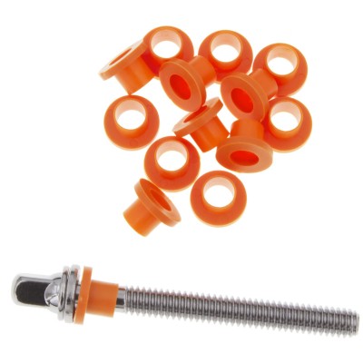 TRW100OR Rondelles Nylon Pour Tirants Orange X100