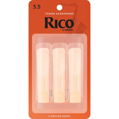 RKA0335 - Anches Rico Saxophone Ténor Force 3.5 Pack De 3