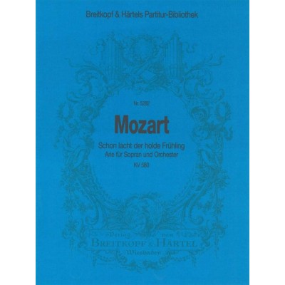 Moz Gang - Schon Lacht Der Holde Kv 580 - Soprano, Clarinet, Piano