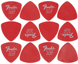 346 Dura-Tone Picks FRD Fiesta Red
