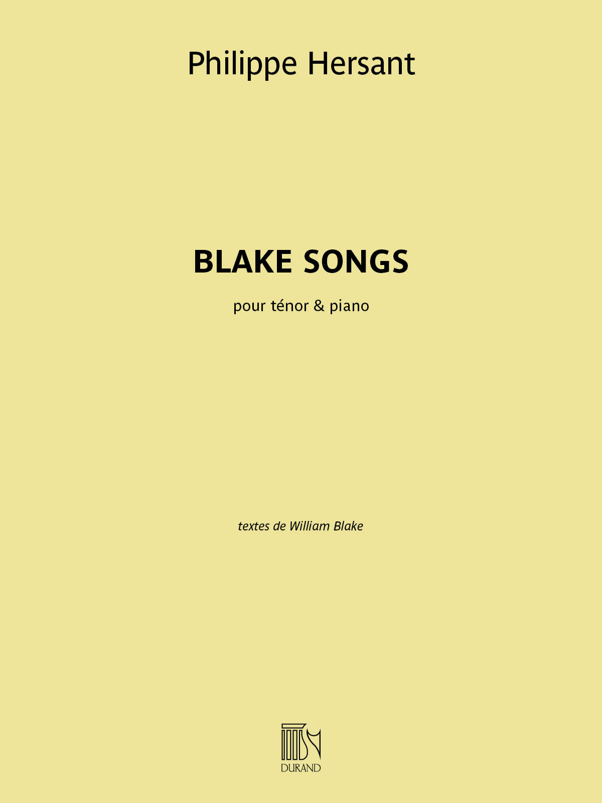 Blake songs