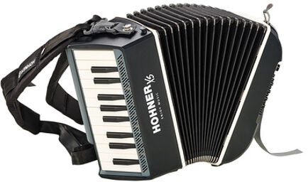 Hohner XS Accordion Piano grey Noir