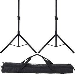 Slim Line Speaker Stand 2 Set Noir