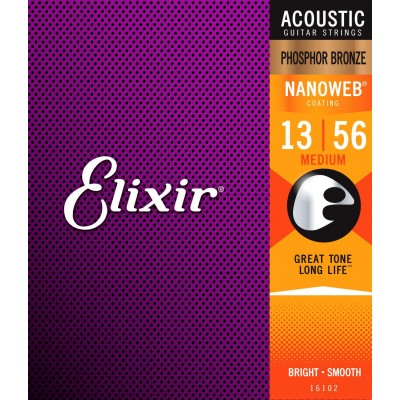 16102 Nanoweb Phosphor Bronze Medium 13-56