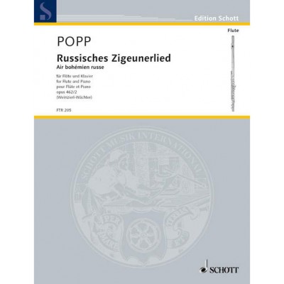 Popp - Air Bohémien Russe Op. 462/2 - Flute et Piano