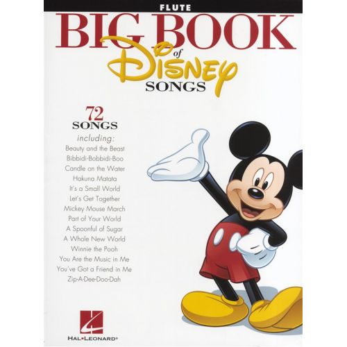The Big Book Of Disney Songs Instrumental Folio - Flute