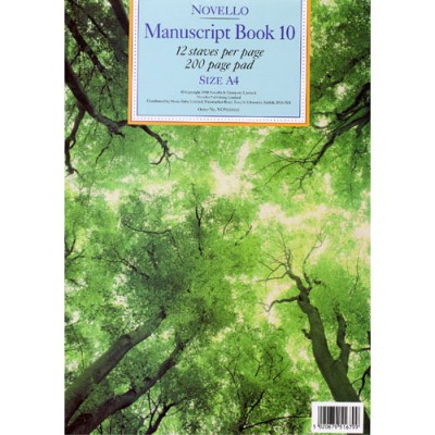 Manuscript Book 10 A4
