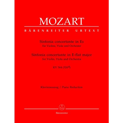 Moz W.A. - Symphonie Concerte En Mib Majeur Kv 364 (320D) - Violon, Alto, Pian0