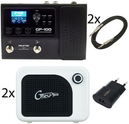 GP-100 + Cab WH Stereo Bundle Blanc