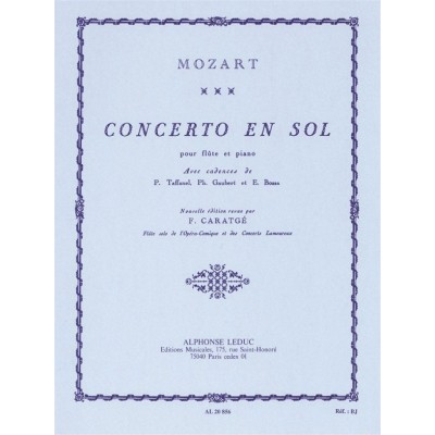 W.A. Mozart Concerto In G