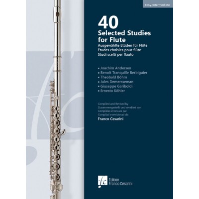 40 Selected Studies For Flute